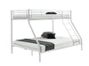 DS Triple Bunk Bed White 36cm top guardrail