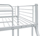 DS Triple Bunk Bed White 36cm top guardrail