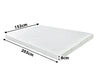 Memory Foam Topper Dual 8Cm Queen