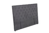 Rakel Headboard Double Fabric Grey