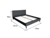 Novo King Bed Frame - King