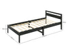 Lzzy Single Bed Frame - Black