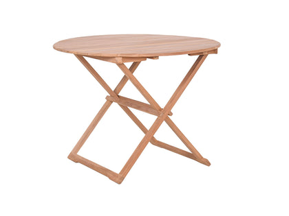 Teak wood Round Folding Table 1M