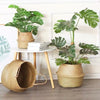 DS BS Natural Woven Seagrass Flower Baskets Garden Flower Pot-XL