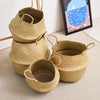 DS BS Natural Woven Seagrass Flower Baskets Garden Flower Pot-XL
