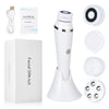 DS BS Facial Cleansing Brush with 4 Brush Heads