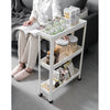 DS BS 4 Tier Narrow Slide-Out Trolley Rack Shelf Organizer