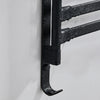 DS BS 4-Arm Bathroom Swing Hanger Towel Rack-Black