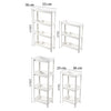 DS BS 4 Tier Narrow Slide-Out Trolley Rack Shelf Organizer