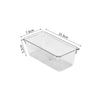 DS BS 25Pcs Mixed Sizes Rectangular Clear Storage Box