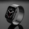DS BS Ultra-Thin Solid Stainless-Steel Band for  Apple Watch 41/40/38MM-Black