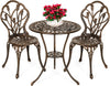 Ornato Bistro Set Cast Alum.