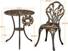 Ornato Bistro Set Cast Alum.