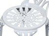 Ornato Bistro Set Cast Alum. White