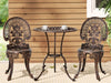 Krona Bistro Set Cast Alum. Bronze