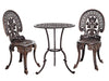 Krona Bistro Set Cast Alum. Bronze