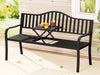 Arteferro Garden Bench with Fold Table