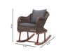 Cannes Rocking Chair with Foot Stool