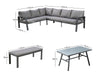 Korr Outdoor Lounge Dining Set Aluminium frame