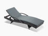 Sun Lounger with Armrest X2