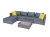 Vicenza Outdoor Corner Set 5 Seater Aluminium frame