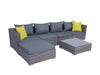 Vicenza Outdoor Corner Set 5 Seater Aluminium frame