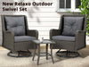 New Relaxo Outdoor Swivel Set