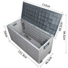 Outdoor Storage Box grey