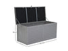 Outdoor Storage Box 490L grey