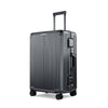 2PC Aluminum Luggage Set Dark Grey