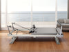 Foldable Pilates Reformer With Headrest White