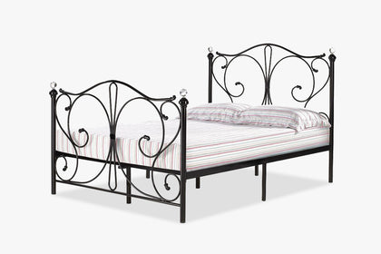 DS Elizabeth Queen Bed Frame - Black