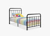 DS Darcy Single Bed Frame - Metal Black