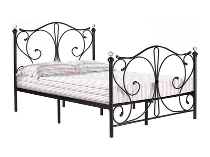 Double Metal Bed with Mattress