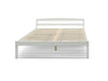 Double bed frame with mattress