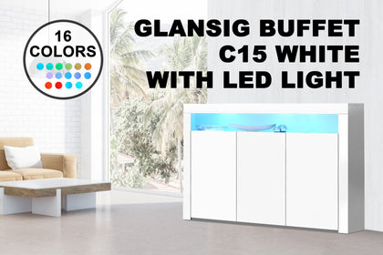 Glansig LED Buffet