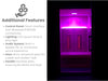 2 Person Low EMF Far Infrared With Red Light Tube Full Spectrum Sauna