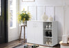 Okura Shoe Cabinet 2 Door White