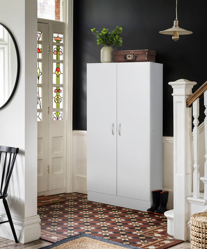 Clevedon Shoe Storage Cabinet White