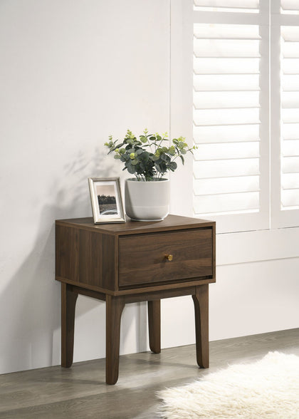 Samuel Bedside Walnut