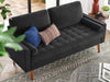 Gyllene Velvet 2 Seater Black