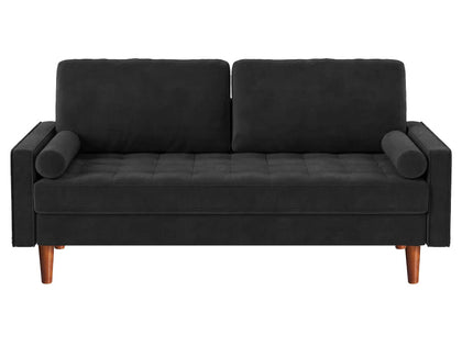 DS Gyllene Velvet 3 Seater Black