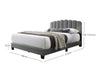 DS Innogen Fabric Queen Bed Frame - Grey