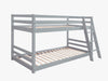 Polli Mid-Sleeper Bunk Bed Grey