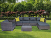 Vicenza Outdoor Corner Set 6 Seater Aluminium frame