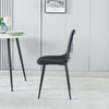 Axis Velvet Dining Seat x4 Fern