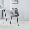 Axis Velvet Dining Seat x4 Fern