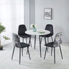 Fernando Dining Table Slate Top Round 90cm