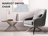 Margot Swivel Chair Gray