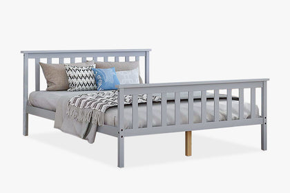 Hampshire Double  Bed Frame - Grey